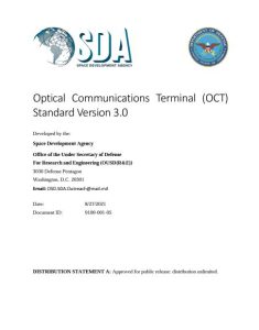 SDA OCT Standard v3.0